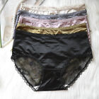 5 Packs Lot Womens Ladies Sexy Panties Underwear Silky Satin Briefs Lingeries