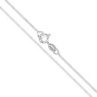 Sterling Silver 1.1mm Box Chain Necklace GENUINE 925 ITALY