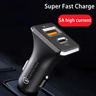 Dual Port USB and Type-C New Car Charger PD 30W Fast Charge Adapter Universal
