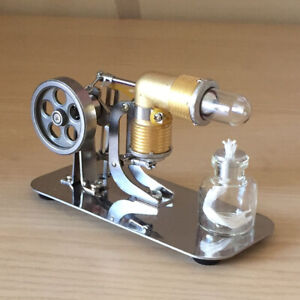 Mini Hot Air Stirling Engine Model Toy Handy DIY Engine Generator Motor Toy