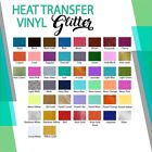 Glitter HTV Heat Transfer Vinyl Roll T-Shirt/Iron On Heat Press Cricut cameo 20