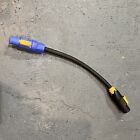 Neutrik Powercon True1 Male to Powercon Blue power cable 1 ft