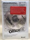 MICROSOFT OFFICE 97 PRO DISC NOS/SEALED WITH CERTIFICATE AND MANUAL