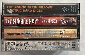 Cassette Frontier Records Lot of 4 Punk Indie Alternative 90s Dharma Thin white
