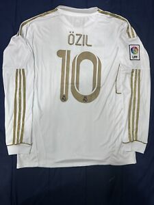Real Madrid 11/12 Özil #10 Away Long Sleeve  Jersey Mens X-Large German Player
