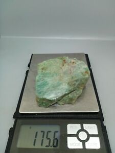 175grams Burmese Mawsitsit Jade Rough Cut 100%Authentic Natural Mawsitsit Slab