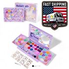 New ListingKids Makeup Kit 36 Eye Shadows 9 Lip Glosses 2 Blushes Portable Case Girls Toys