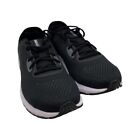 Under Armour Mens Running Shoe Sneakers 3024898-001 Black and White Size 10