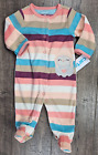 Baby Girl Clothes New Carter's 3 Month Striped Soft Winter Owl Footed Outfit