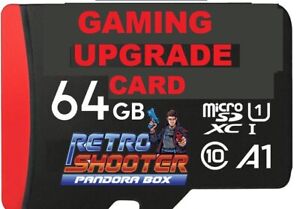 RETRO SHOOTER 64gb upgrade SD CARD WITH LASER GAMES & REV X