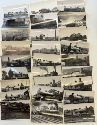 116 x Vintage Train Photographs, Steam Engines, Locomotives Etc Large Collection