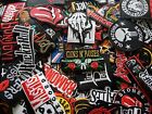 Logo Band Punk Rock Heavy Metal Patch Iron Embroidered  Sew on jeans hat bag