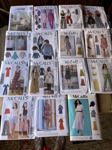 UNCUT McCALL'S SEWING PATTERNS. Many Varieties & Styles. YOUR CHOICE