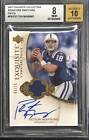 2007 Exquisite Collection Peyton Manning Autograph #PM 05/25 BGS 8