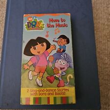 Dora The Explorer Move to the Music VHS Video Tape 2002 Nick Jr Nickelodeon Film