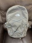 The North Face Jester Backpack Gray & Baby Blue Laptop School Hiking Trail Pack