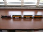 N GAUGE 4-4-0 OLD TIME STEAM ENGINE #119 WITH TENDER AND THREE COACHES