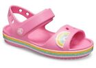 New Crocs Pink Lemonade Girls Crocband Imagination Sandals Size 6c Adorable! NWT