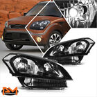 For 12-13 Soul AM Factory Style Headlights Assembly Amber Corner Black Housing (For: 2013 Kia Soul)