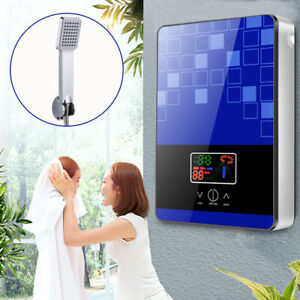 4500W Electric Instant Hot Water Heater Tankless Boiler On Demand Bath Shower