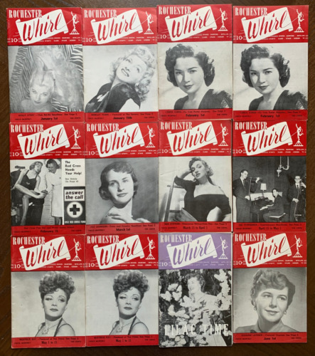 New ListingROCHESTER WHIRL Lot Vintage 1952 Local New York Entertainment Magazine TV Music+