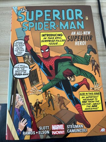SUPERIOR SPIDER-MAN - Vol #1 2 3 Lot Marvel Comics Hardcover NM 2013 Ditko Varia