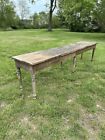 1880s Harvest Table Country Farmhouse Kitchen Dining Primitive Store Counter