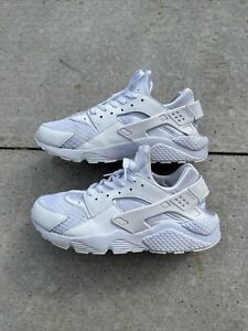 Nike Air Huarache Mens Size 12 White Athletic Running Shoes Sneakers 318429-111