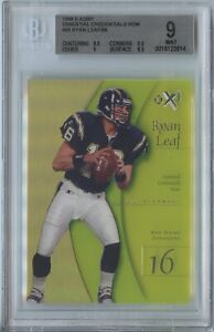 Ryan Leaf 1998 E-X2001 Essential Credentials Now Chargers (Last #) 56/56 BGS 9