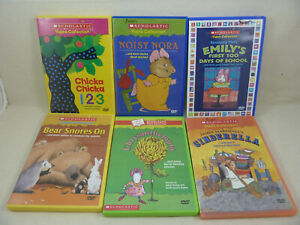 Lot Of 6 Scholastic Video Collection DVDs For Kids And Families Titles Shown