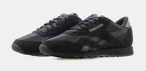 Reebok Classic Nylon Black Black Mens Shoes Sneakers Size 8-13
