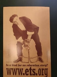 Houdini Harry www.sts.org Promotional Flyer Original Rare Image Card Stock Gloss