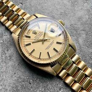 Rolex President 18k Solid Yellow Gold 1803
