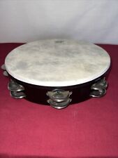 Remo Tambourine 10” Double Row Fyberskyn Black