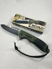 SOA Scout assisted opening pocket knife with black paracord wrapping