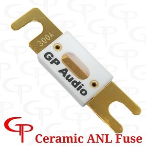 Ceramic 300 AMP Gold Plated ANL Fuse GP Car Audio