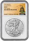 2023 $1 American Silver Eagle DON'T TREAD ON ME LABEL  NGC MS70 1ST DAY OF ISSUE