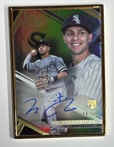 2021 Topps Gold Label Nick Madrigal Rookie RC Auto 18/75