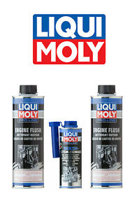 Liqui Moly PRO LINE Gasoline System Cleaner + Engine Flush Cleaner 500ml 3-Pack