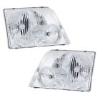 Headlight Set For 2002-2005 Ford Explorer Left and Right Side Halogen w/ bulb(s)