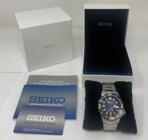 Seiko Prospex 4R36-07B0 Automatic Blue Dial Divers Watch 200m- MADE IN JAPAN- DP