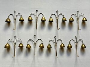 Complete Set of 8 Bells Mr Christmas Santa’s Marching Band Replacement Parts