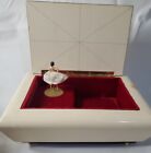 Vintage Swiss Reuge Dancing Ballerina Musical Jewelry Box Automaton - See Video