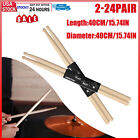 Drum Sticks 1-24 Pairs 5A Drumsticks Maple Wood Music Band Jazz Rock Sets New US