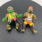 Pair Of 2 Teenage Mutant Ninja Turtles 90s Vintage Action Toy TNMT Sewer Spittin