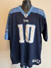 Vintage Reebok Authentic NFL Tennessee Titans Vince Young 10 Jersey Men 3XL Sewn