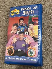 The Wiggles - Wake Up Jeff (VHS, 2001) Rare Blue Hard Clamshell Lyrick Studios