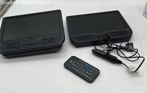 New ListingRCA Black 9 In Dual Screen Mobile DVD System In Box Powers On Not Further Tested