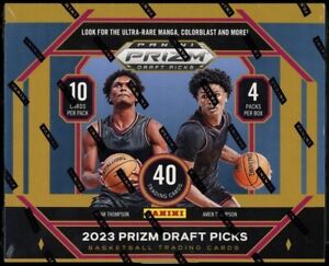 2023/24 Panini Prizm Collegiate Draft Picks Basketball Factory Sealed Hobby Box