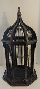 Vintage Victorian Style Wood and Wire Birdcage